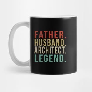 Architect Dad Vintage/ Father. Husband. Architect . Legend. Mug